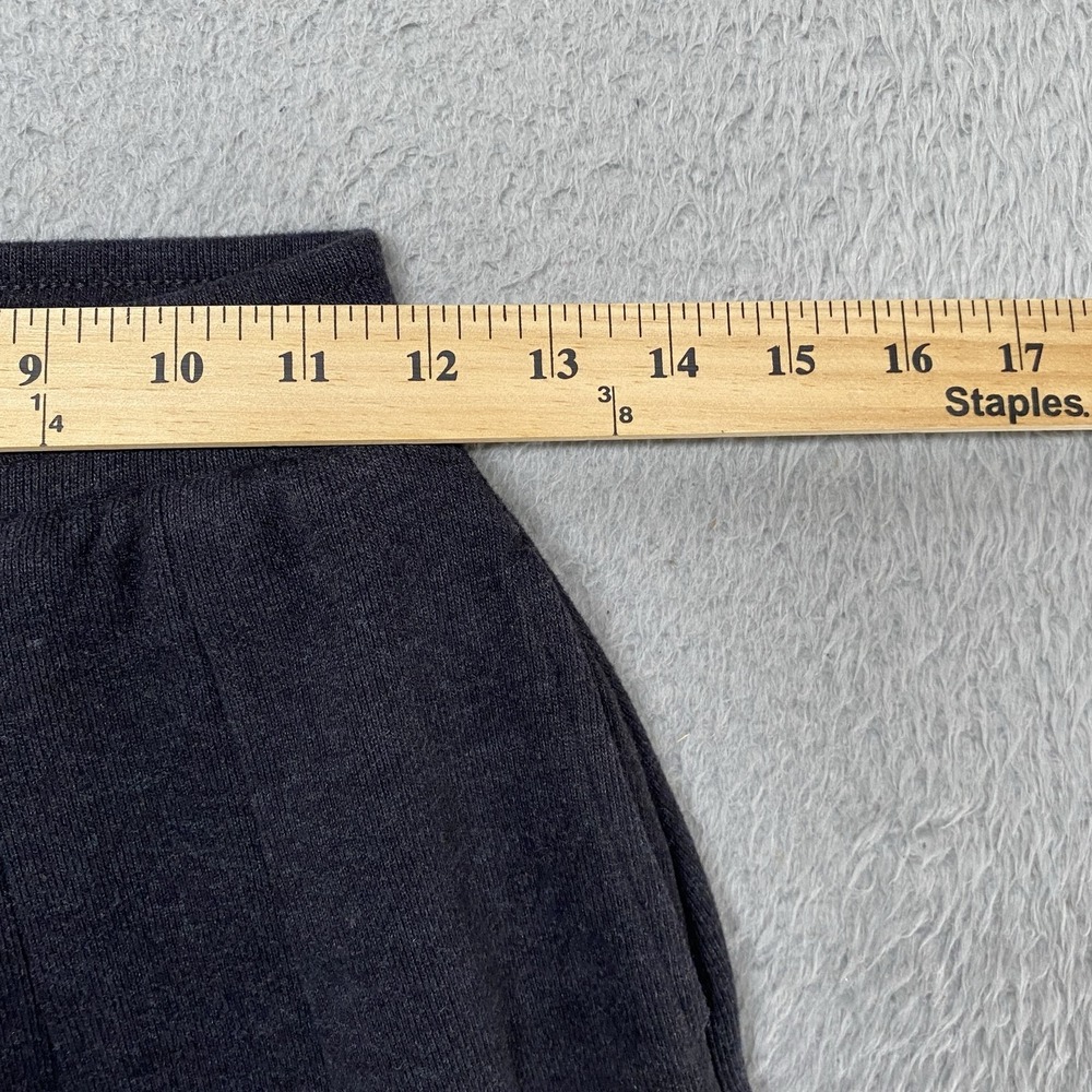 Zara Barrel Pants Womens Small Gray Knit Minimal Pleated Elastic Waist Pockets - Picture 5 of 16